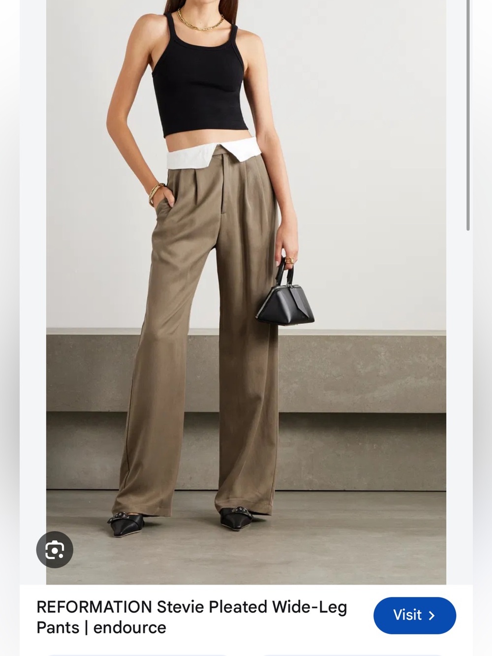 Reformation trousers